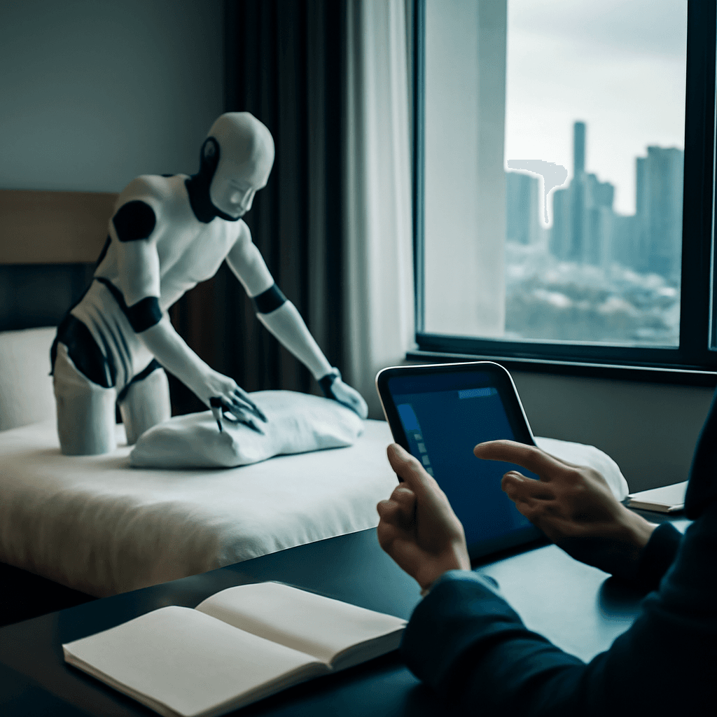 Zerith H1: o robô chinês que já limpa quartos de hotel enquanto o Brasil ainda discute IA